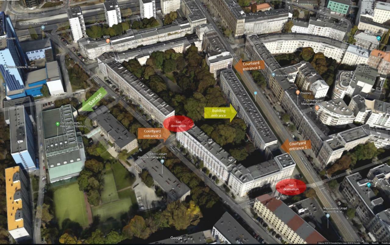 Milotu - Apartament Marszalkowski Varsó Kültér fotó